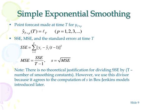 Simple Exponential Smoothing