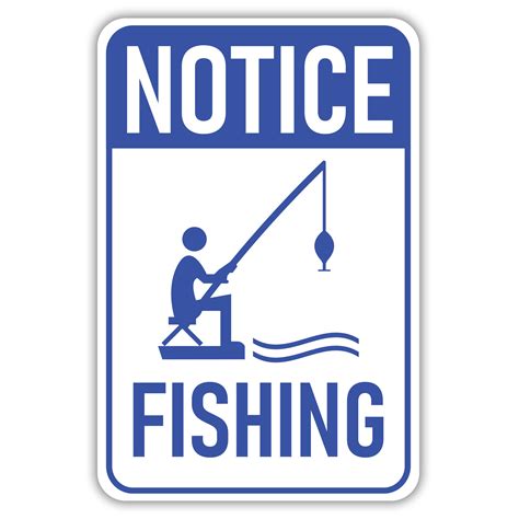 Simple Fishing Signs