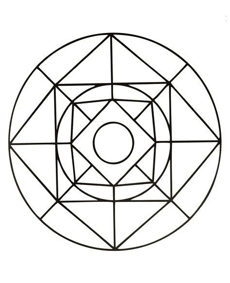 Simple Geometric Mandala