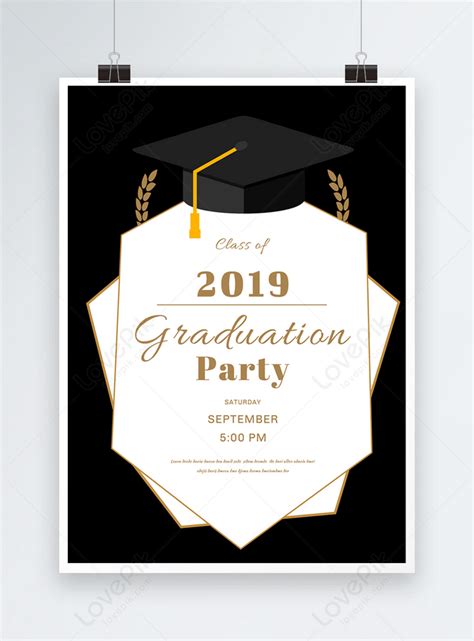 Simple Graduation Hat Template