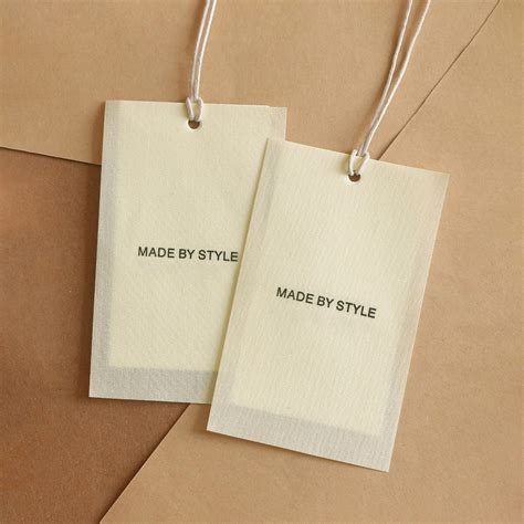 Simple product hang tag template