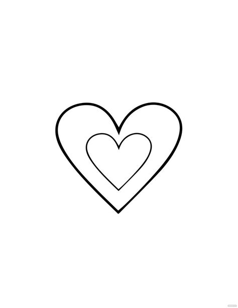 Simple Heart Embroidery Pattern