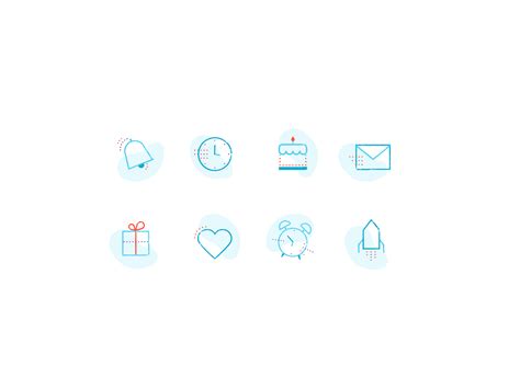 Simple icon combination circle logo design template