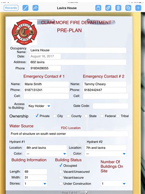 Simple and Informative Fire Department Template