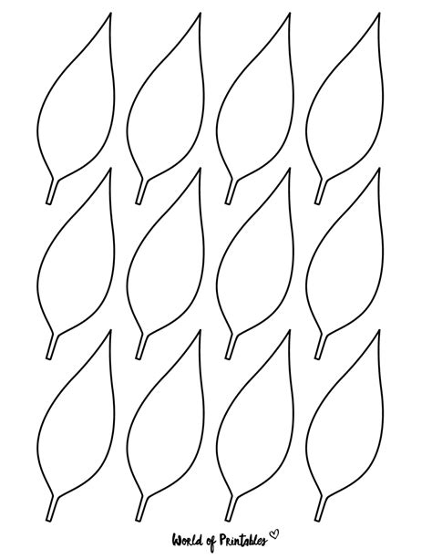 Simple Leaf Template