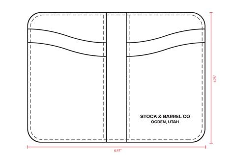 Simple Long Wallet Template