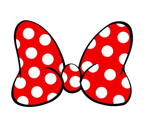 Simple Minnie Mouse Bow Template