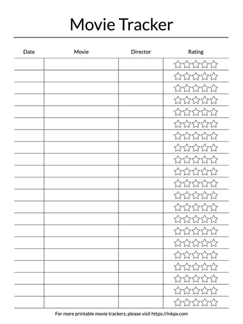 Simple Movie Tracker Template