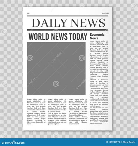 Simple Newspaper Template