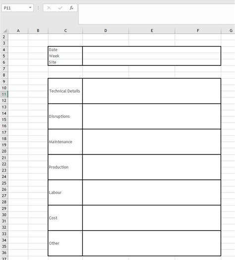 Simple note-taking template with a minimalist design