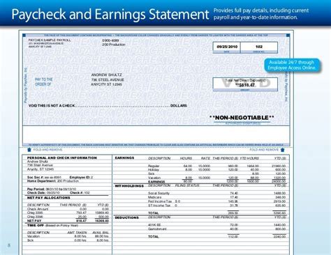 simple pay stub template