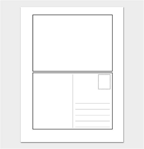 simple postcard template