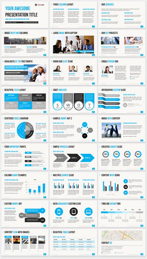 Simple Professional PowerPoint Template 2