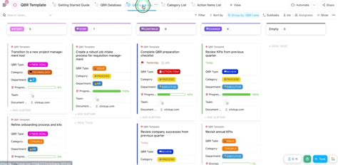 Simple QBR Template for Google Slides