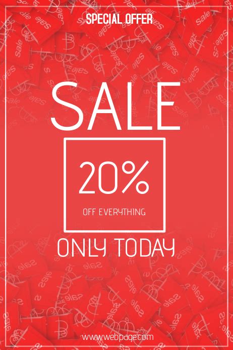 Simple and Elegant Sale Flyer Template