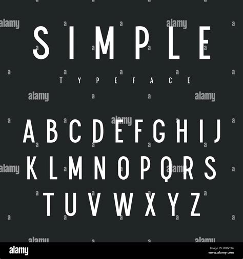 Simple Sans-Serif Letter Template