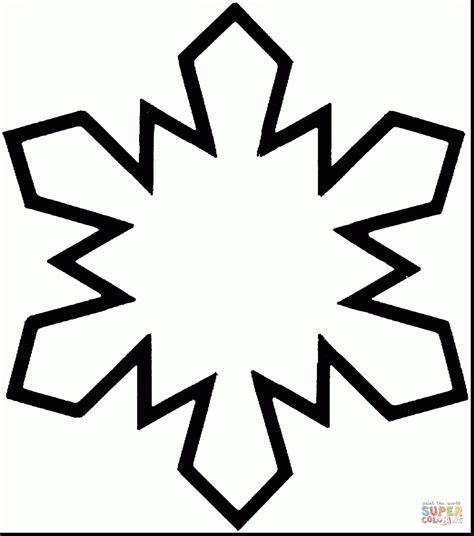 Simple Snowflake Pattern