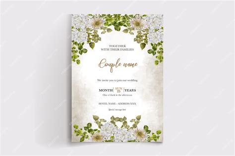 Simple Sophistication Wedding Invitation Template