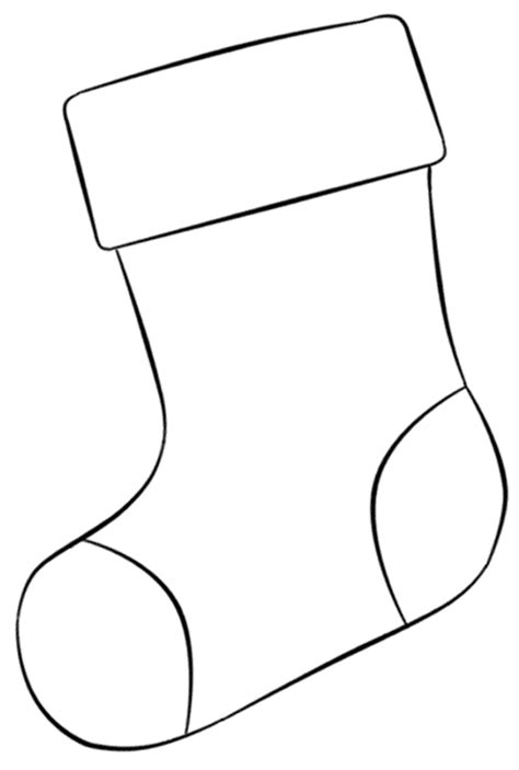 Simple Stocking Outline