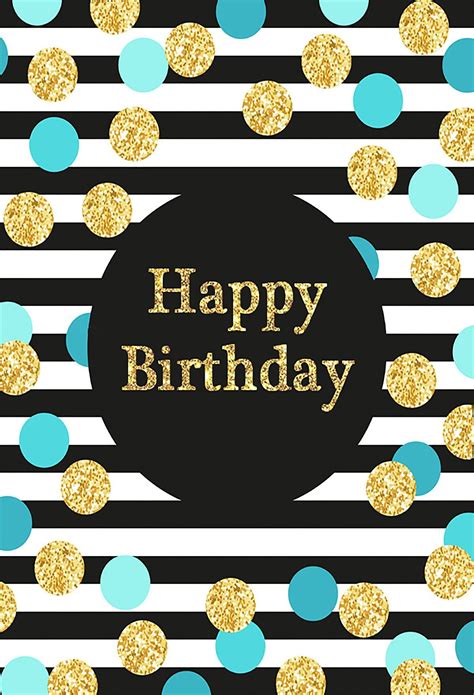 Simple stripes and dots birthday card