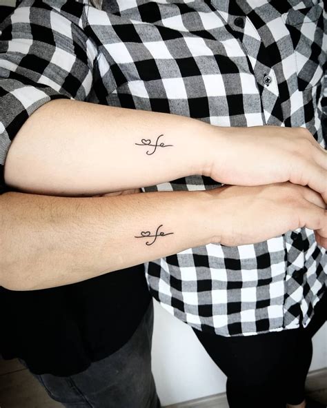 Simple tattoos for couples