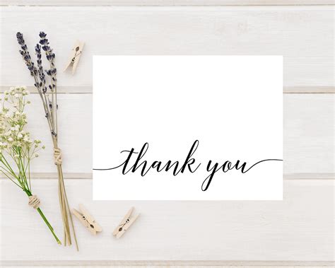 Simple Thank You Card