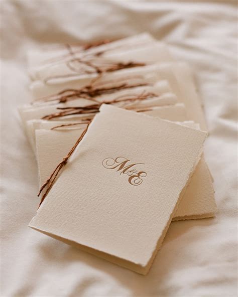 Simple Wedding Ceremony Booklet Design