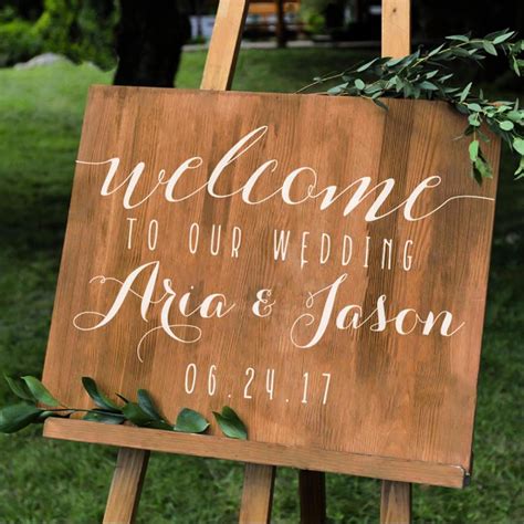 Simple Welcome Sign Example