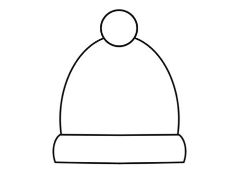 Simple Winter Hat Template