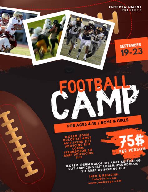 Simple Youth Football Flyer