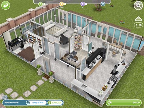 Sims Freeplay house template 2