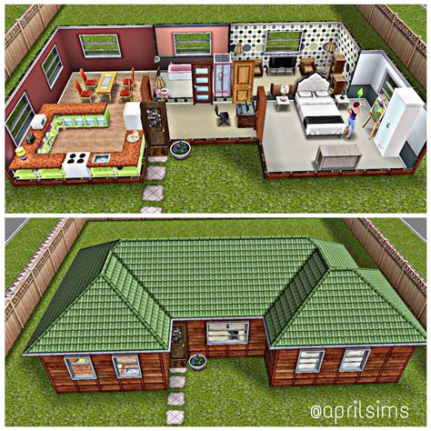 Sims Freeplay house template 5