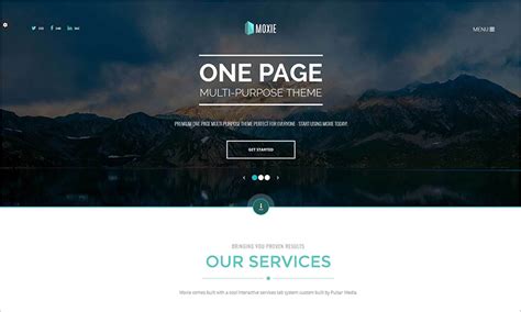 Single Page Template HTML5 Fast Loading Speed Example