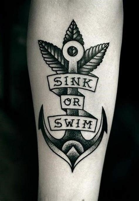 Sink or swim tattoo symbolism