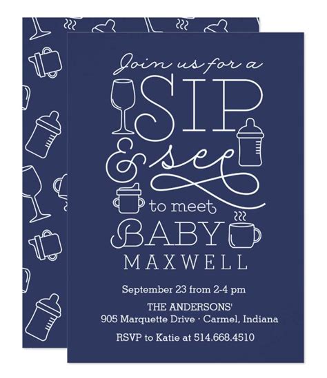 Importance of Sip and See Party Invitations