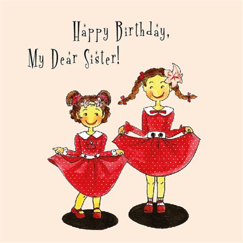 sister birthday greeting cards