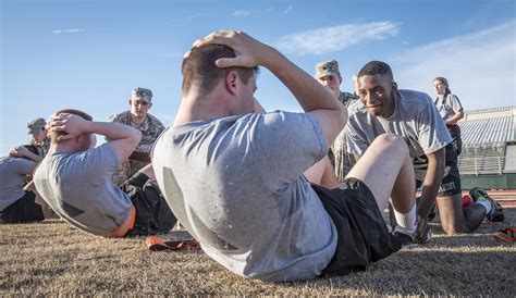 Sit-Ups in Army Basic Training