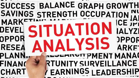 Conduct a Situation Analysis