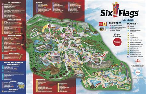 Six Flags Map