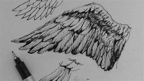 Sketching Angel Wings