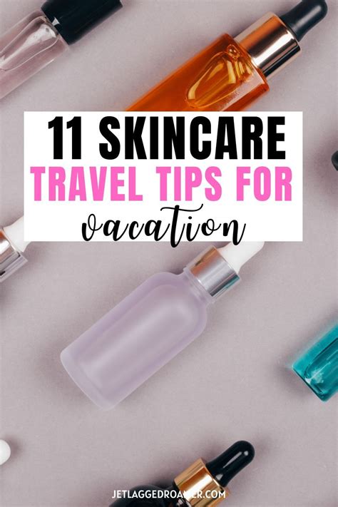 Skincare while traveling