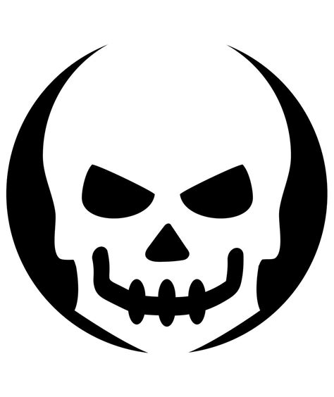 Skull Jack O Lantern Template Design