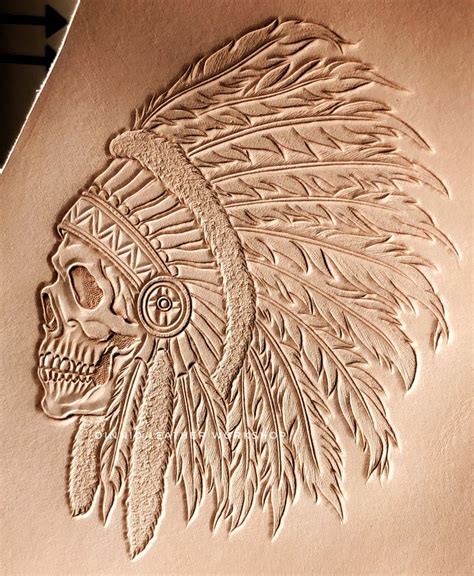 Skull Leather Tooling Patterns