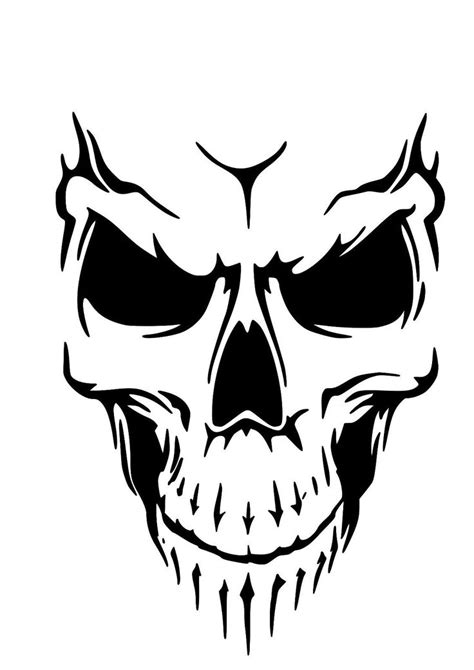 Skull Stencil Designs