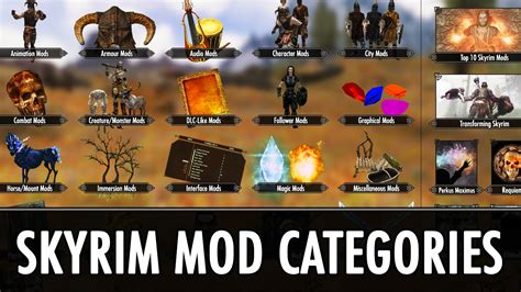 Skyrim Mod Categories