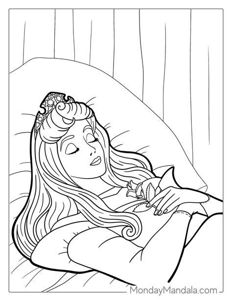 Sleeping Beauty coloring page