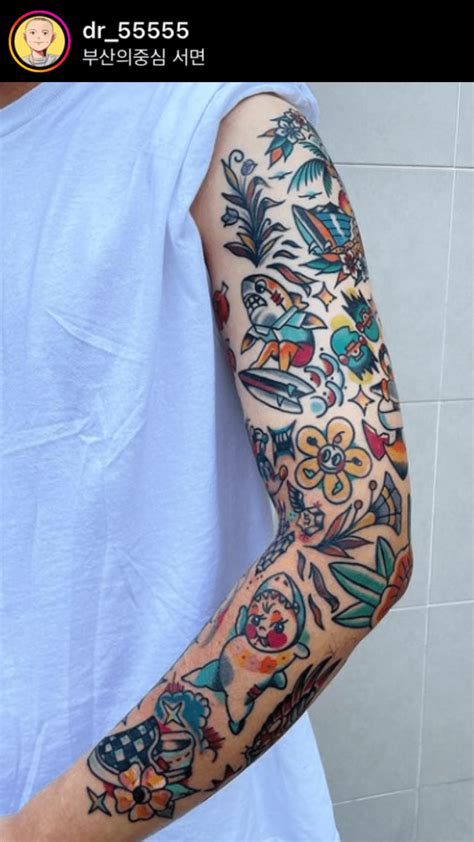 Sleeve tattoo art