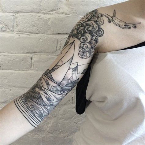 sleeve tattoo placement and design