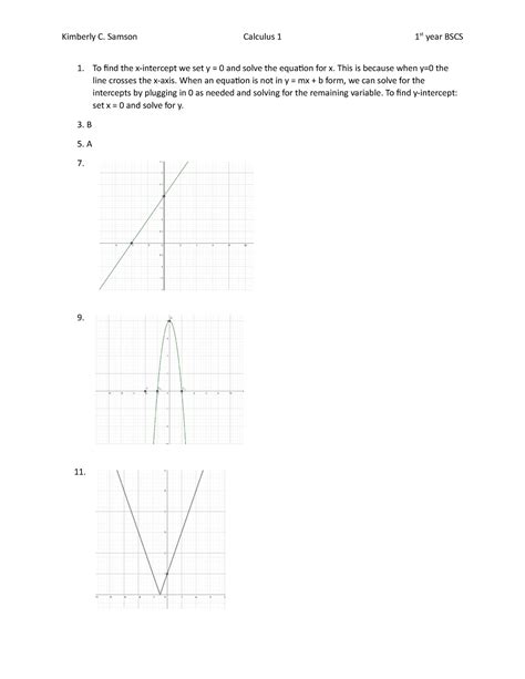 Slope Intercept Results