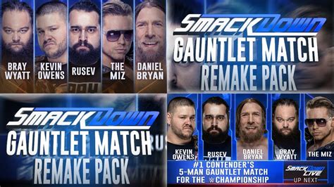 Smackdown gauntlet match card